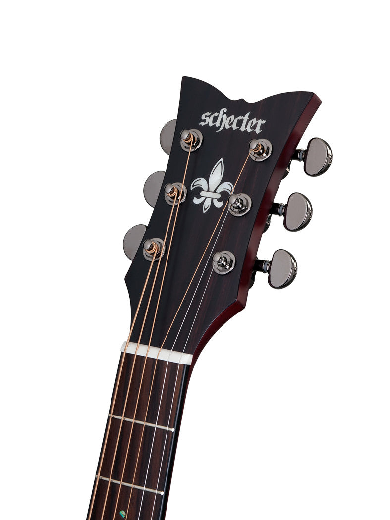 Schecter Orleans Stage Acoustic Electric Guitar 3711 Natural with case