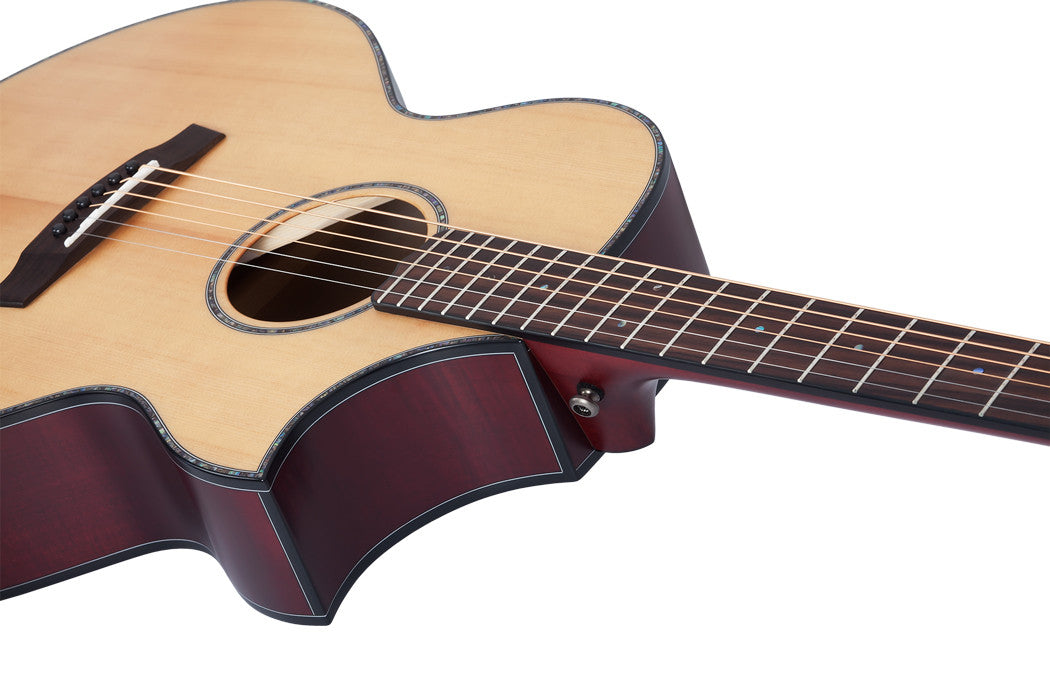 Schecter Orleans Stage Acoustic Electric Guitar 3711 Natural with case