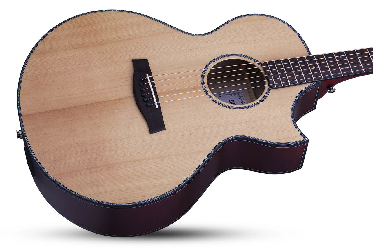 Schecter Orleans Stage Acoustic Electric Guitar 3711 Natural with case