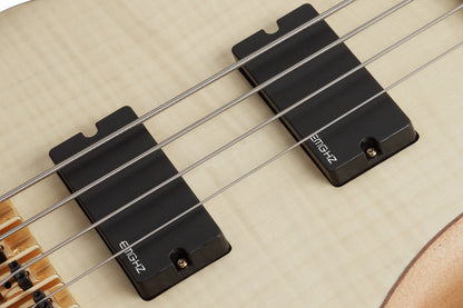Schecter Stiletto Custom-4 Natural STM-4 string electric bass 2531