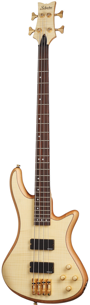 Schecter Stiletto Custom-4 Natural STM-4 string electric bass 2531