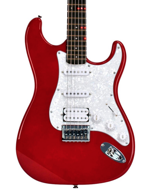 Fretlight FG-621RD red wireless learning electric guitar system Katana Fret service
