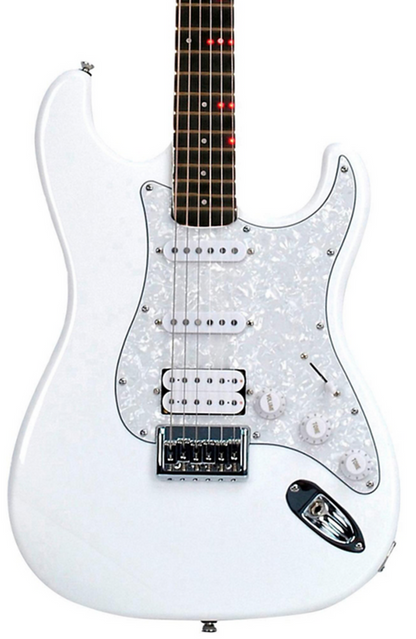 Fretlight FG-621WH White wireless learning electric guitar system Katana Fret service