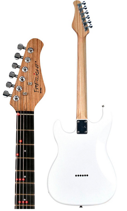 Fretlight FG-621WH White wireless learning electric guitar system Katana Fret service