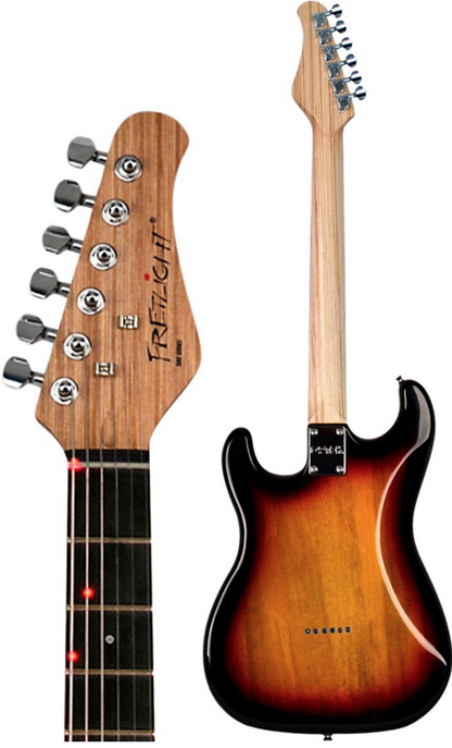 Fretlight FG-621SB SunBurst wireless learning electric guitar system Katana Fret service