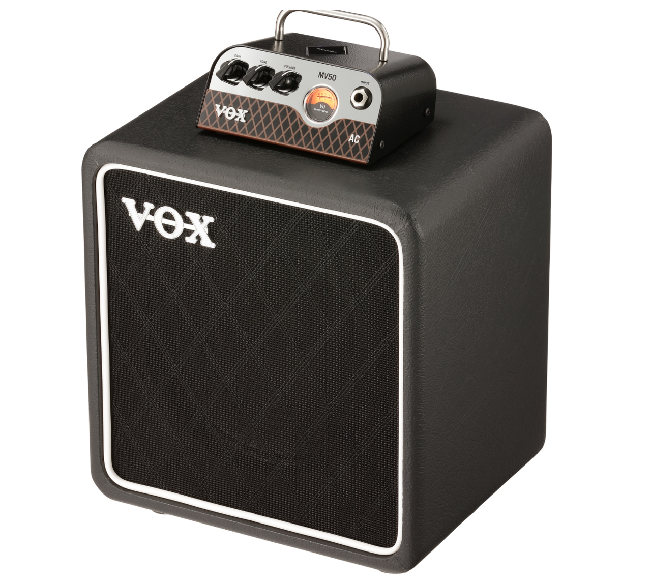 Vox MV50-AC-Set Guitar head and 8" speaker cabinet