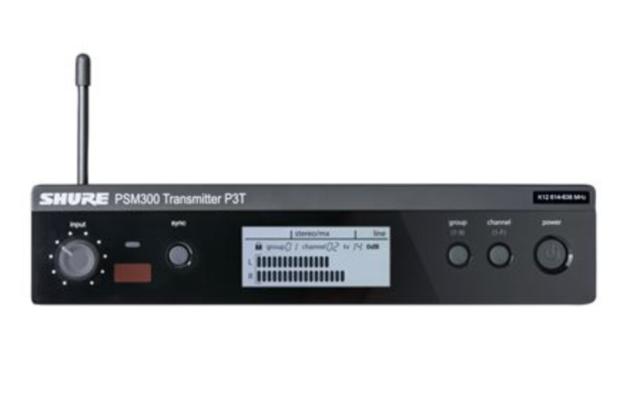 Shure P3TR112GR Wireless In-ear Monitor System  G20 Band