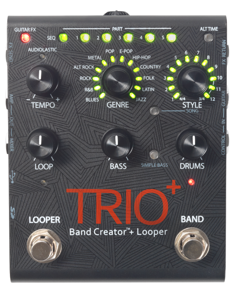 DigiTech Trio+ Band Creator and Looper Guitar Pedal