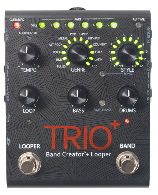 DigiTech Trio+ Band Creator and Looper Guitar Pedal