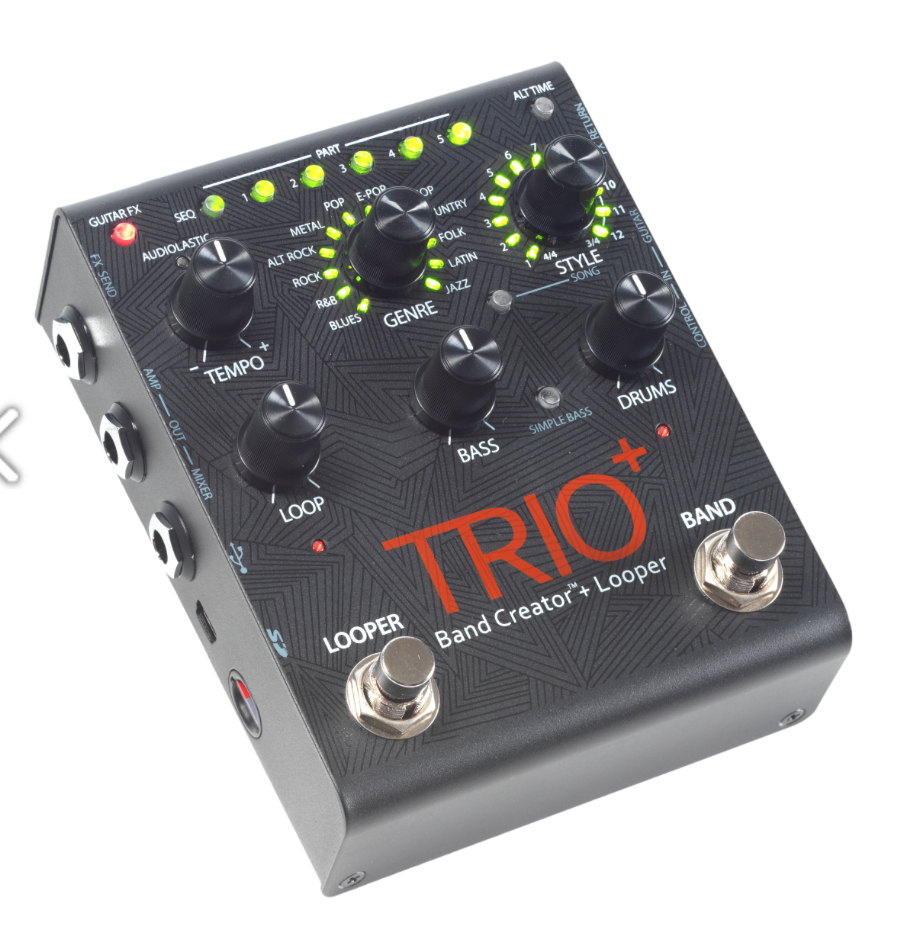 DigiTech Trio+ Band Creator and Looper Guitar Pedal