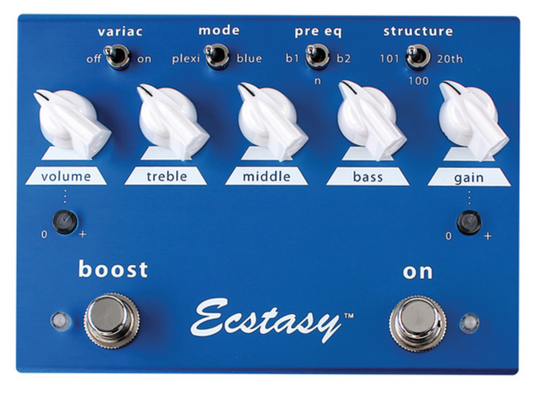 Bogner Ecstasy Blue Distortion Boost guitar pedal