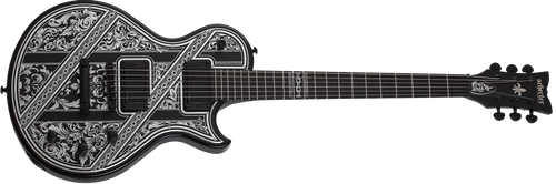 Schecter Solo-II Pryzm Palladium Gloss Black Guitar