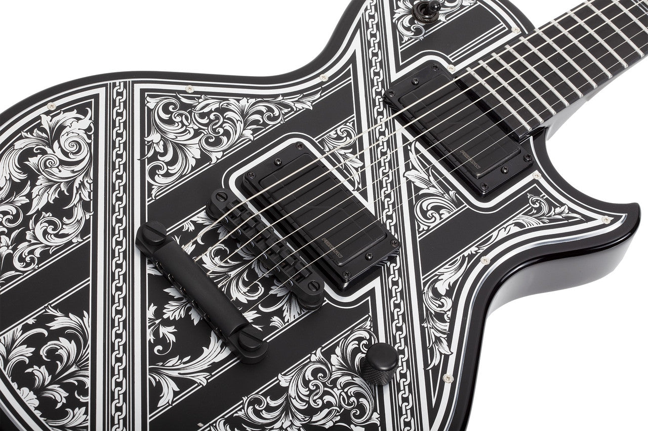 Schecter Solo-II Pryzm Palladium Gloss Black Guitar