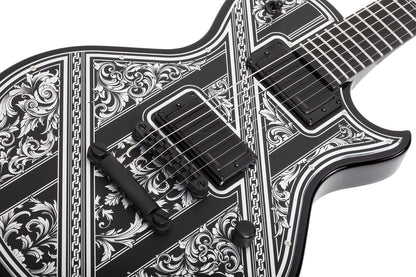 Schecter Solo-II Pryzm Palladium Gloss Black Guitar