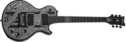 Schecter Solo-II Pryzm Palladium Gloss Black Guitar open box