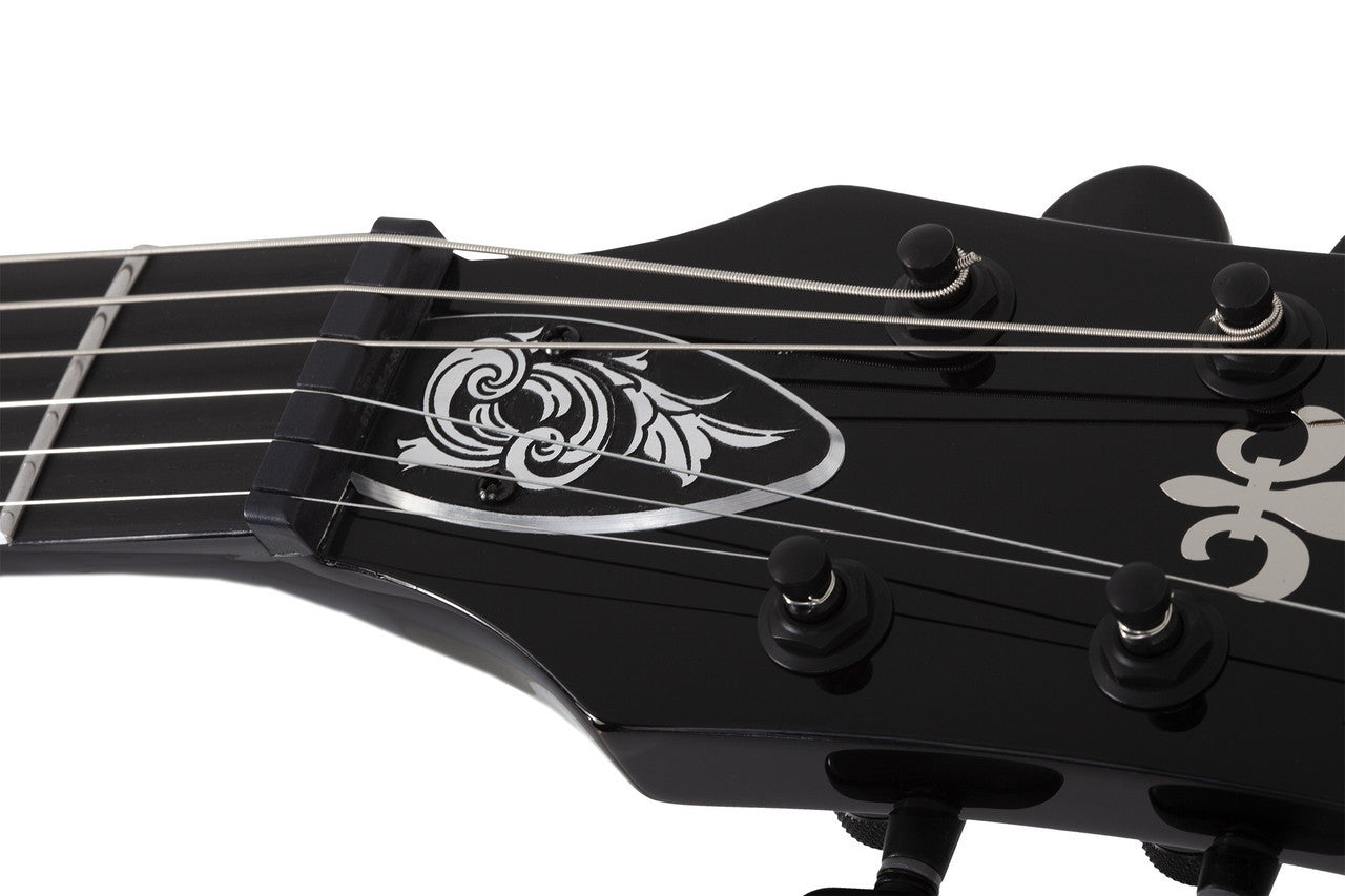Schecter Solo-II Pryzm Palladium Gloss Black Guitar open box