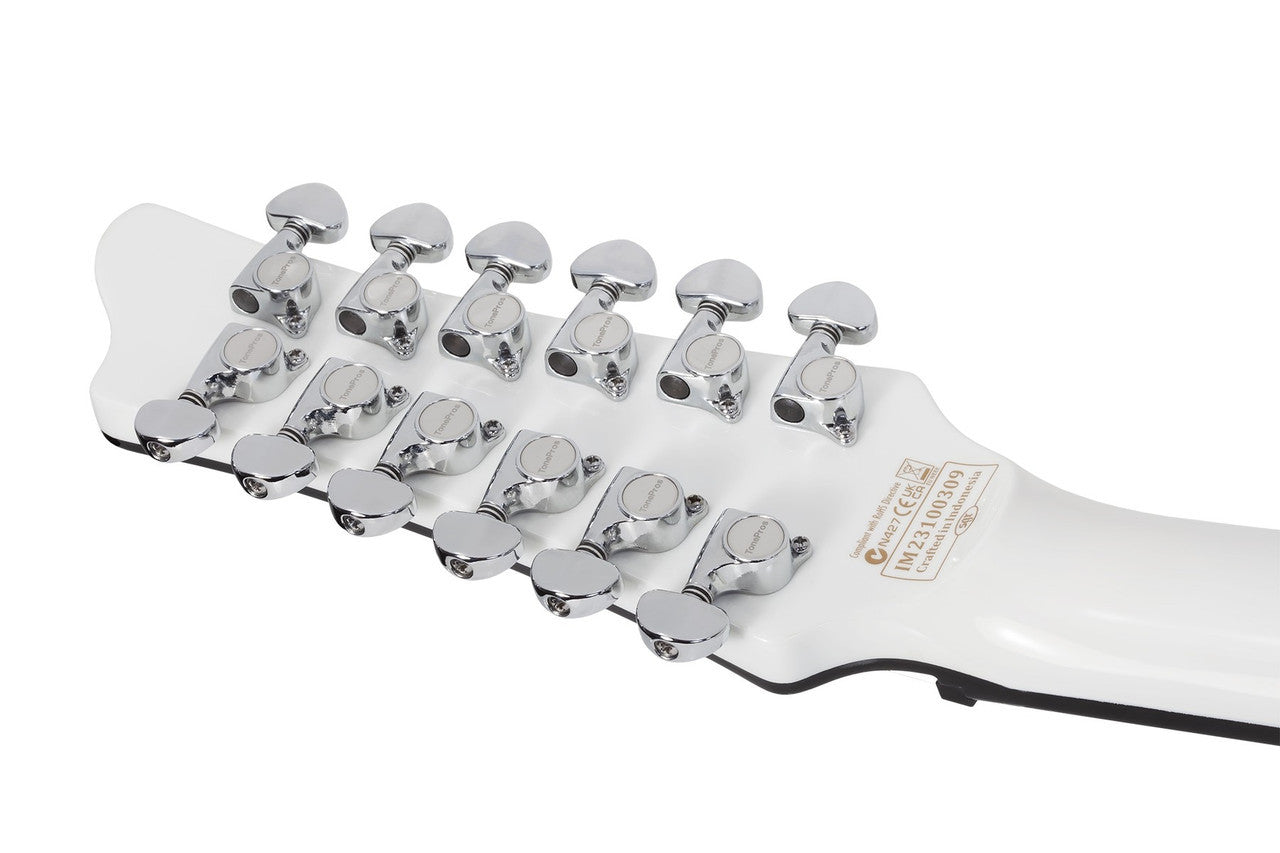 Schecter Stargazer-12 Gloss White 679 guitar open box