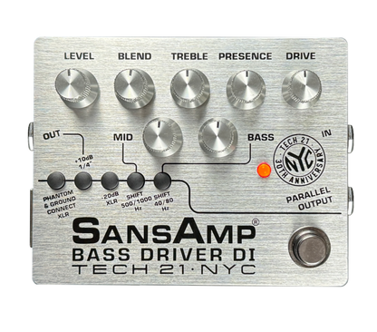 Tech21 Sans Amp 30th Anniversary Limited Edition BASS DRIVER DI