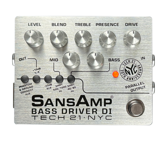 Tech21 Sans Amp 30th Anniversary Limited Edition BASS DRIVER DI