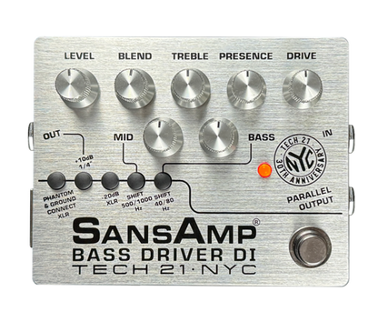 Tech21 Sans Amp 30th Anniversary Limited Edition BASS DRIVER DI