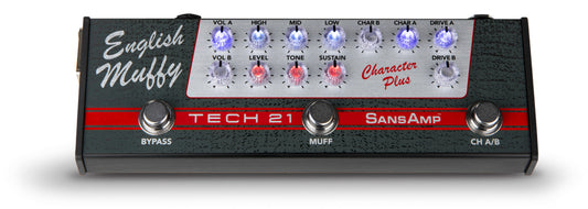 Tech 21 SansAmp Character Plus English Muffy Guitar Pedal