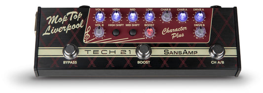 Tech 21 SansAmp Character Plus Mop Top Liverpool guitar pedal