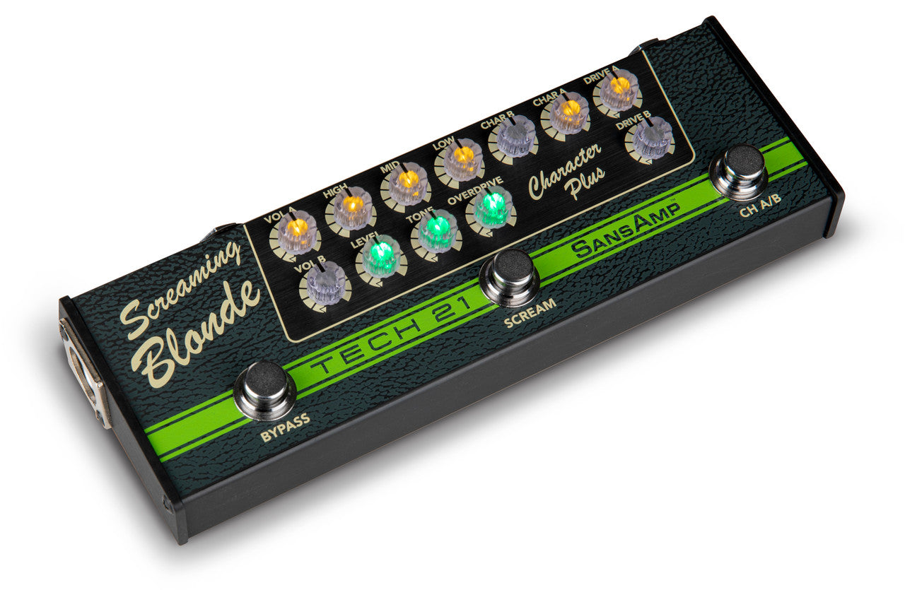 Tech 21 SansAmp Character Plus Screaming Blonde Guitar pedal