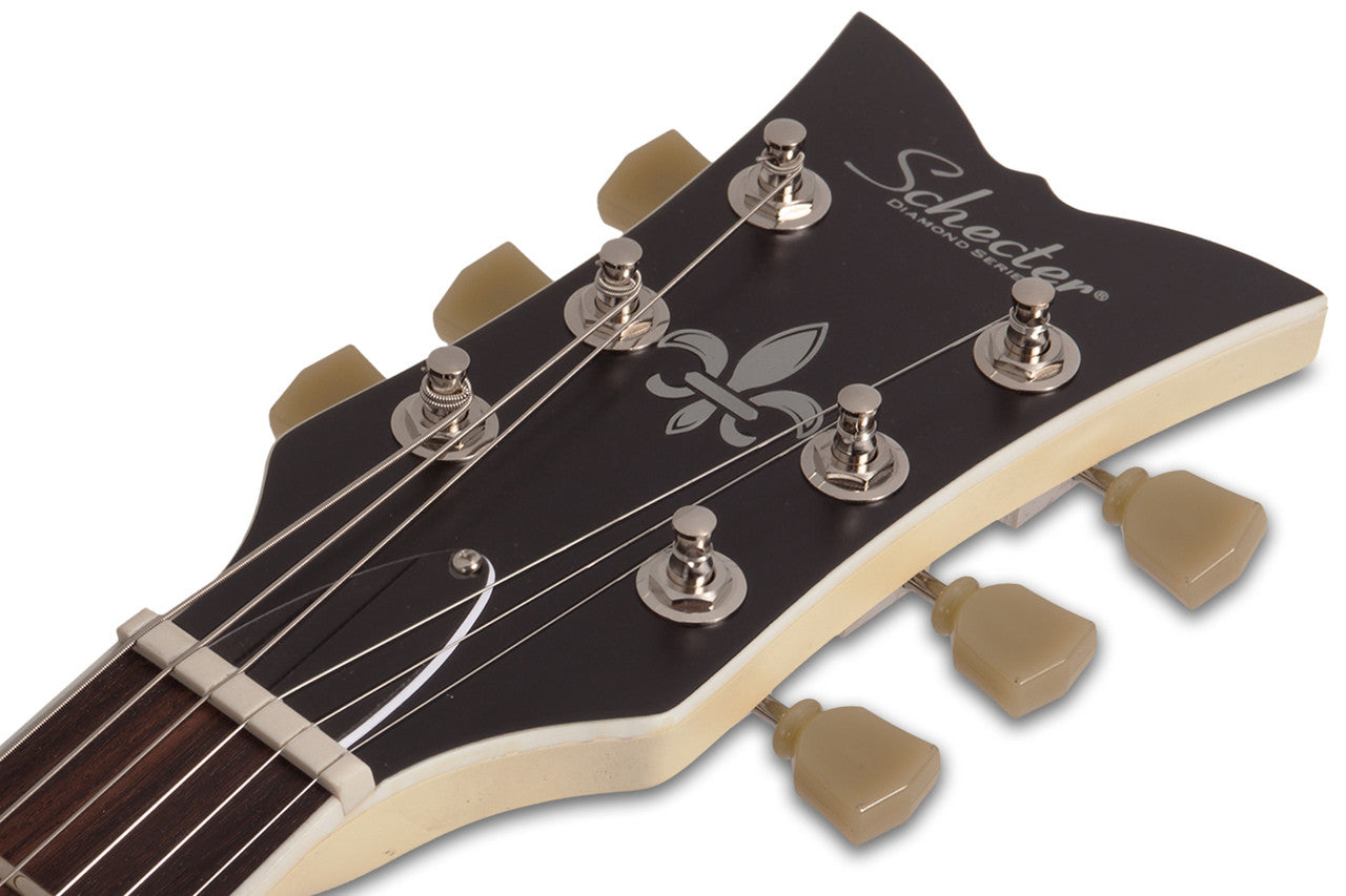 Schecter Ultra III IVYP electric guitar Ivory Pearl with SGR Case