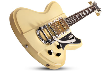 Schecter Ultra III IVYP electric guitar Ivory Pearl with SGR Case