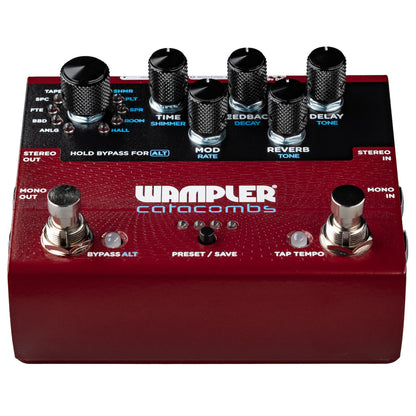 Wampler Catacombs Reverb and Delay Pedal