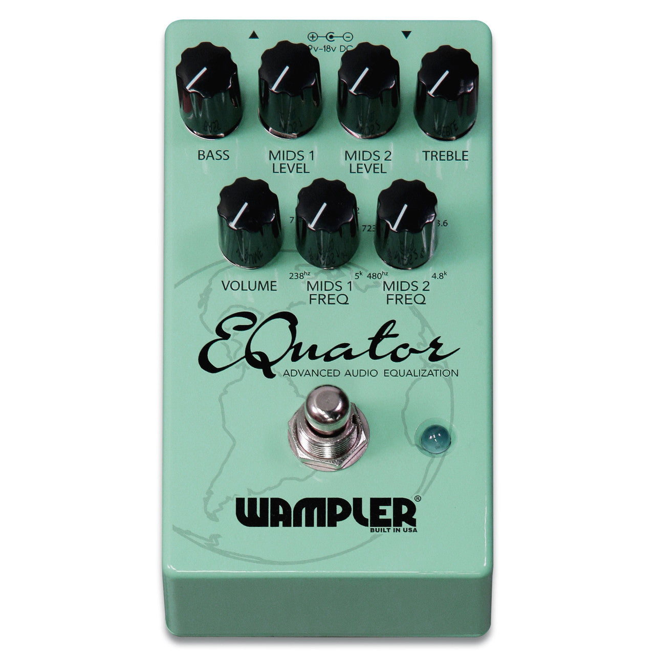Wampler EQuator Advanced Audio Equalizer effects pedal