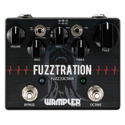 Wampler Fuzztration Fuzz and Octave guitar effects pedal