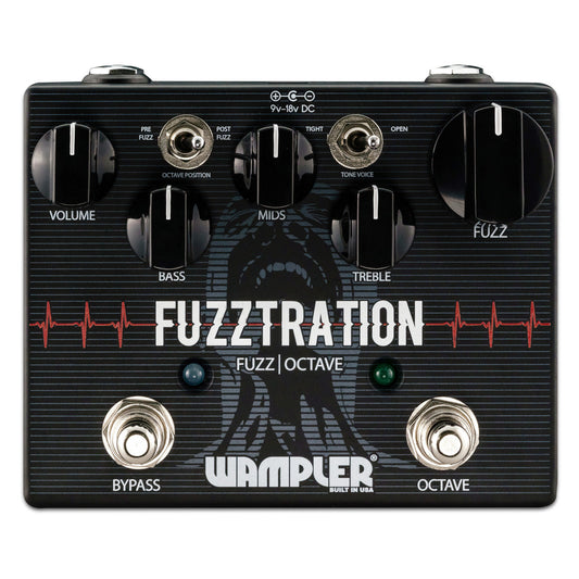 Wampler Fuzztration Fuzz and Octave guitar effects pedal