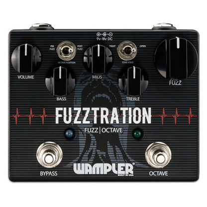 Wampler Fuzztration Fuzz and Octave guitar effects pedal