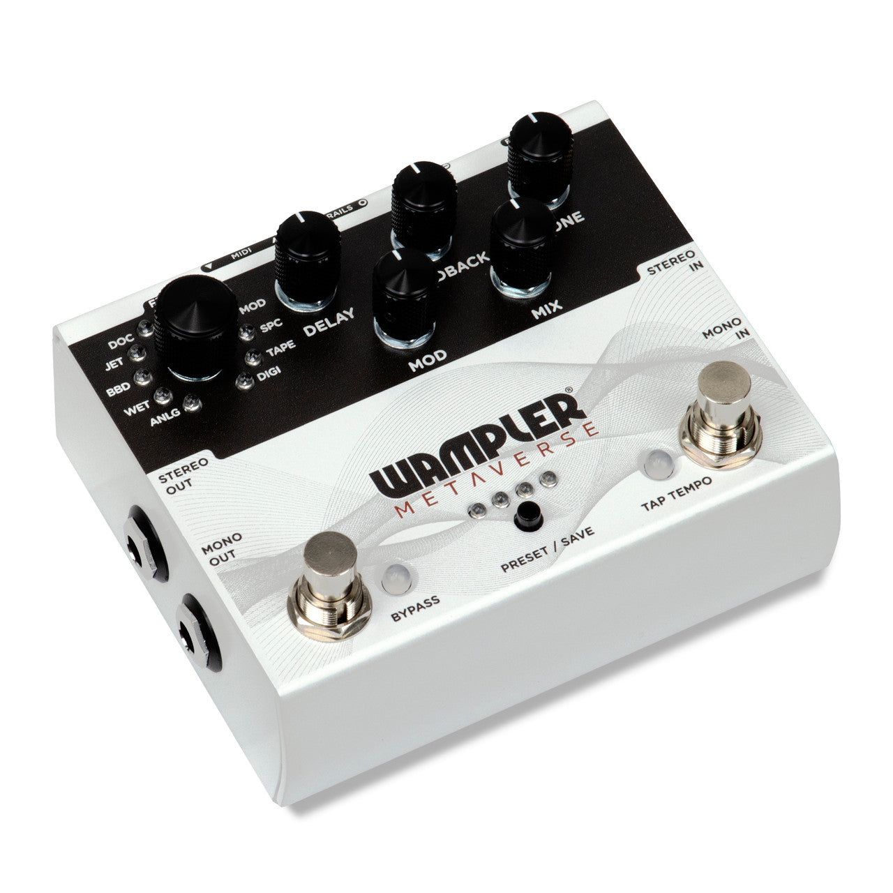 Wampler Metaverse DSP multi-delay multi-effect Guitar pedal