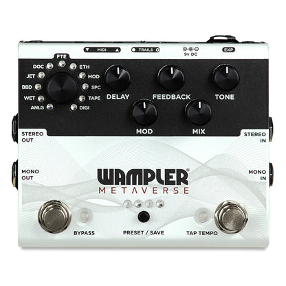 Wampler Metaverse DSP multi-delay multi-effect Guitar pedal
