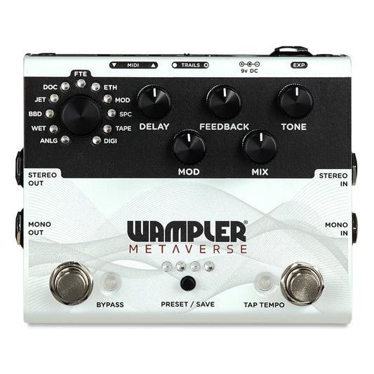 Wampler Metaverse DSP multi-delay multi-effect Guitar pedal