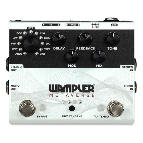 Wampler Metaverse DSP multi-delay multi-effect Guitar pedal