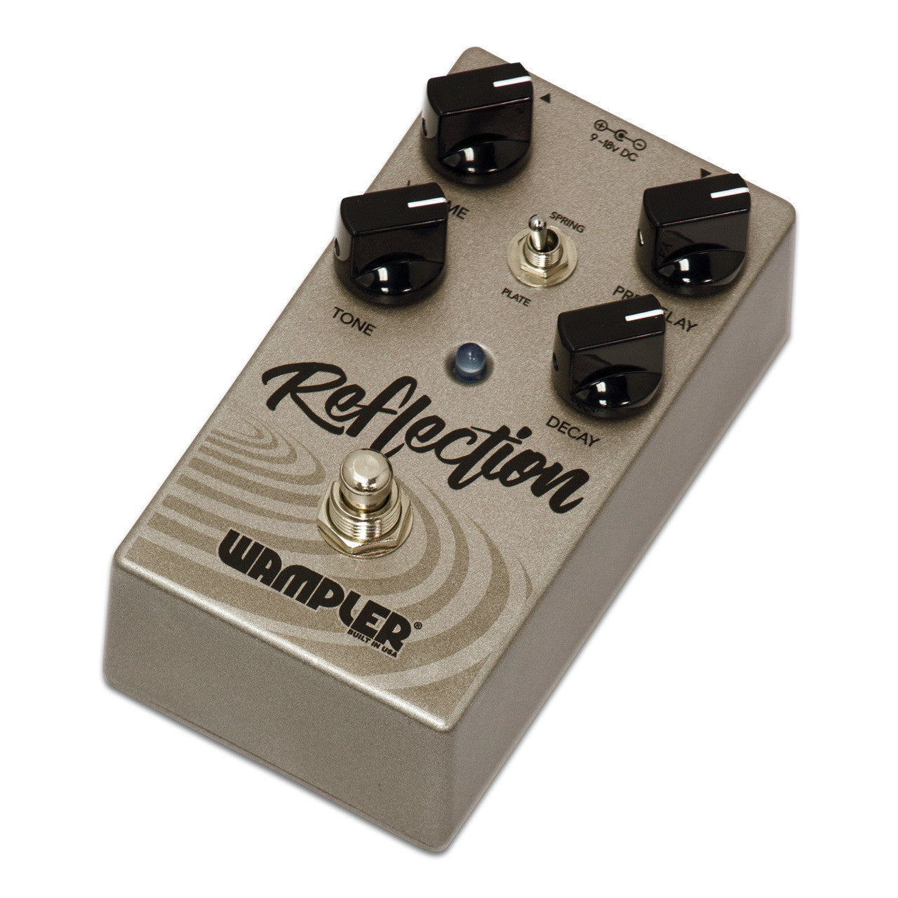 Wampler Reflection spring and plate reverb guitar effect pedal