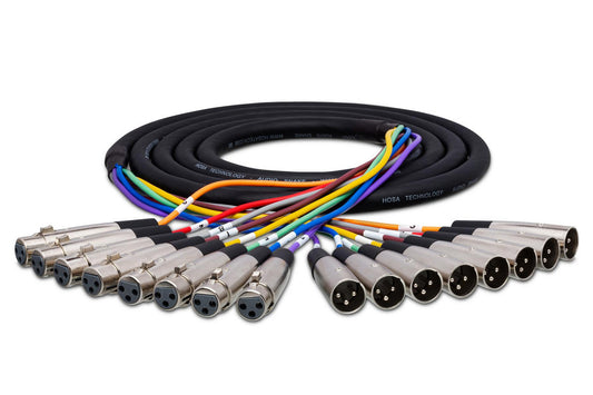Hosa Balanced Snake 8 channel XLR3F to XLR3M 5 metes