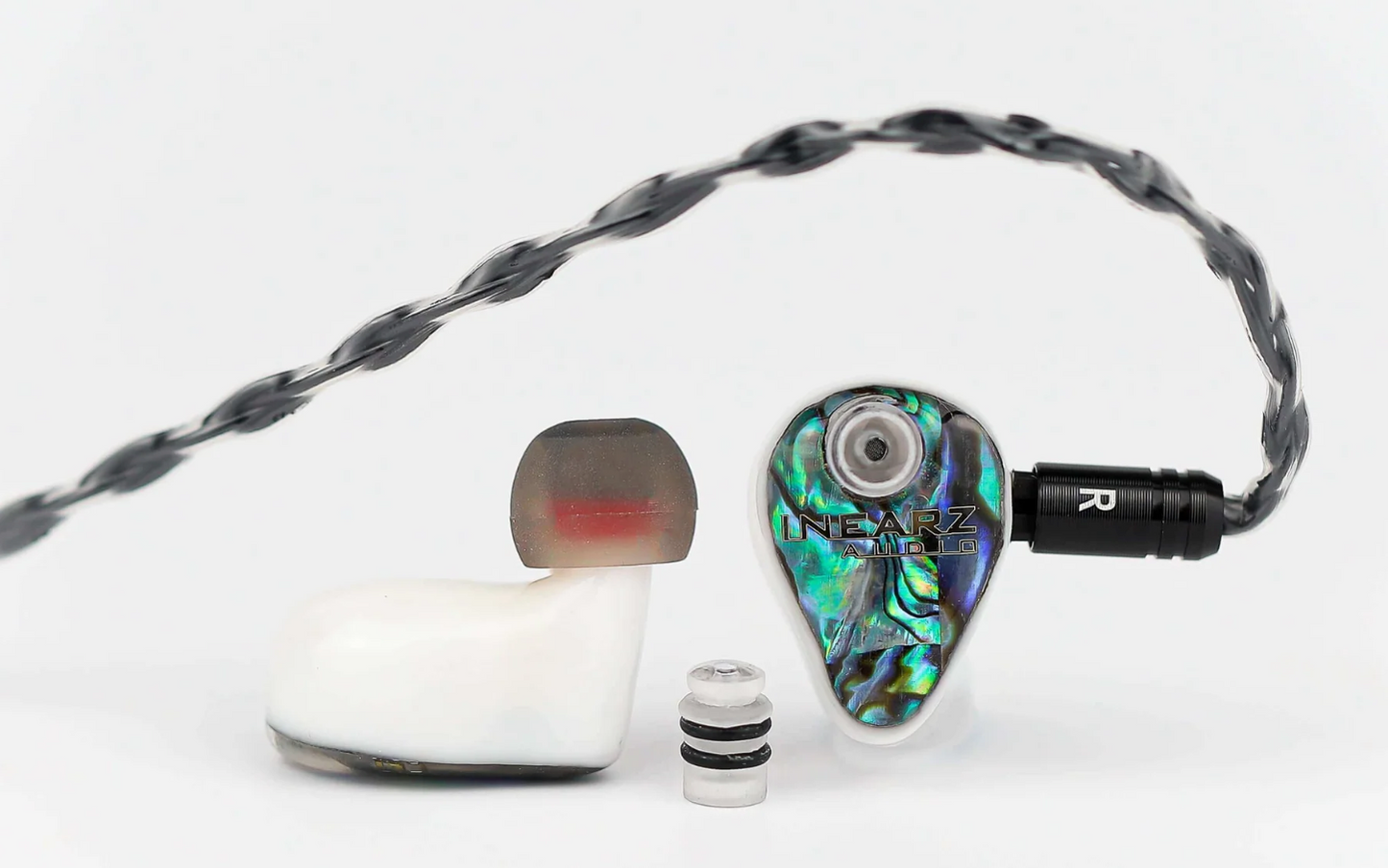 InEarz Audio Z22A In-Ear Monitor Headphones with Ambient Filtered Vents White