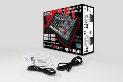 Allen & Heath Zedi-10FX Hybrid compact mixer  4×4 USB interface with FX