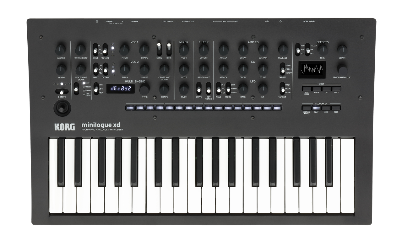 Korg Minilogue XD Polyphonic analogue synthesizer