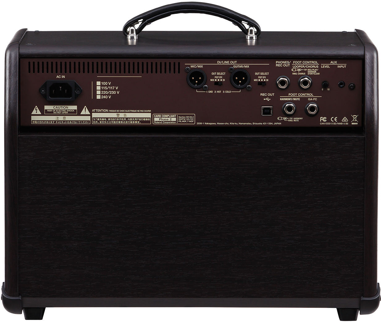 Boss Acoustic Singer Pro 120-watt Bi-amp Acoustic Combo amplifier with FX