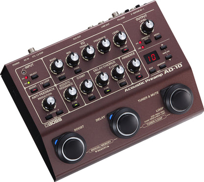 Boss AD-10 Acoustic Guitar Processor Pedal used demo