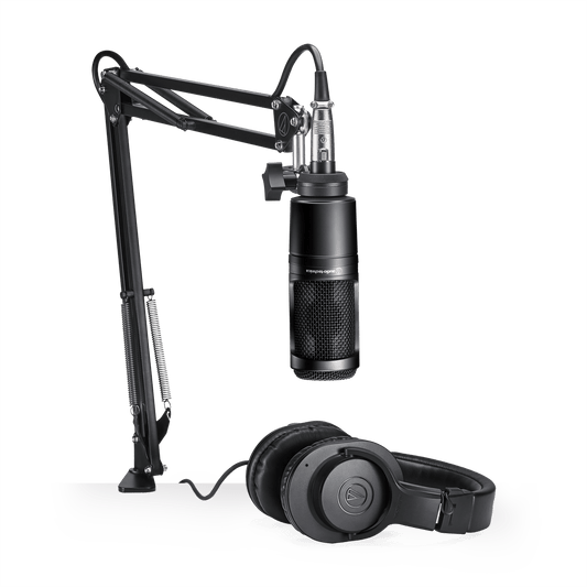 Audio-Technica AT2020PK Podcasting Microphone Package