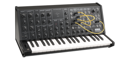Korg MS-20 mini monophonic synthesizer keyboard