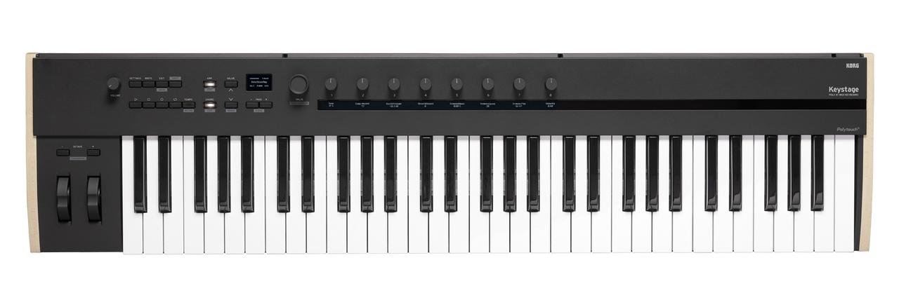 KORG Keystage MIDI Keyboard Controller With Polyphonic Aftertouch 61 Key