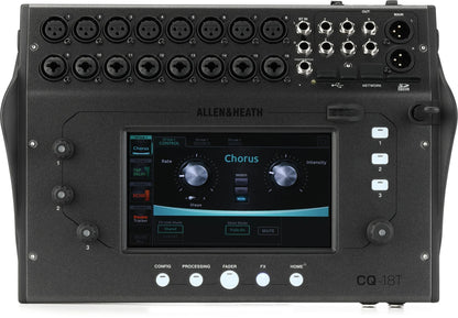 Allen & Heath CQ-18T 16-channel Digital Mixer with Padded Carry Bag