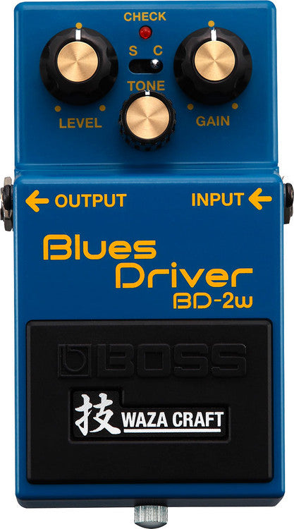 Boss Waza BD-2W Blues Driver Guitar effects pedal